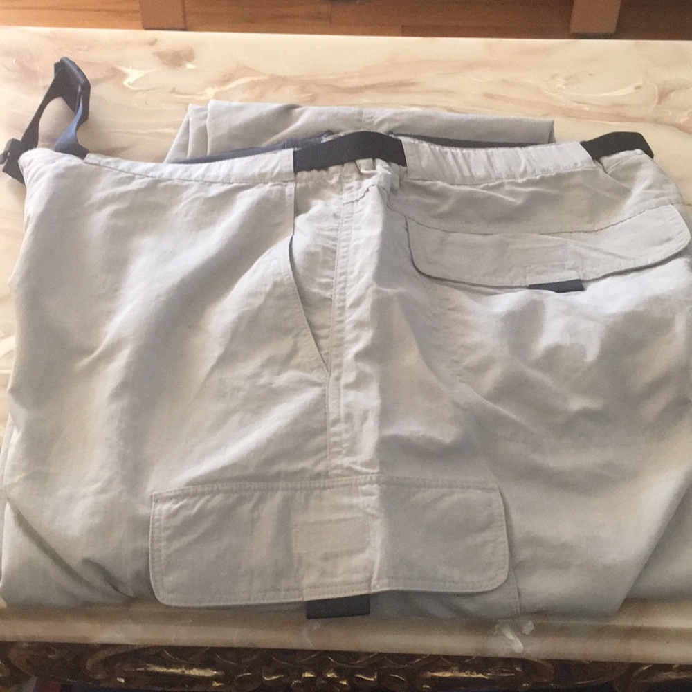 EMS tan men’s beige nylon cargo pants size 38